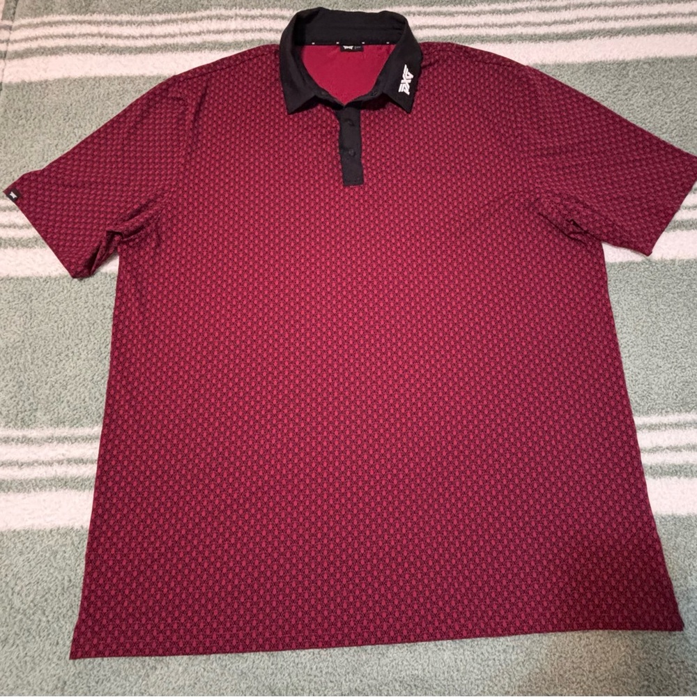 PXG XXL Men’s Red/Black Golf Polo
